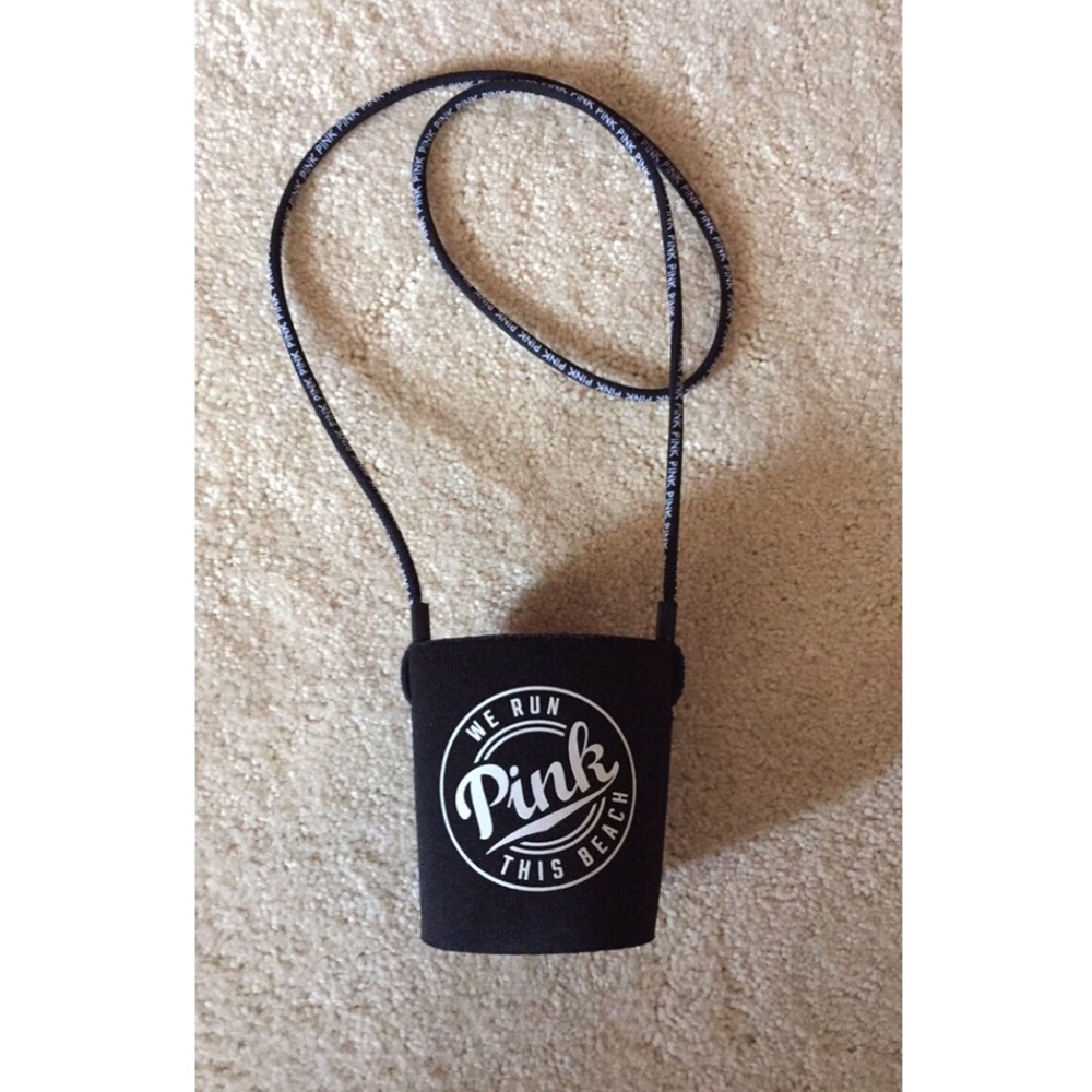 VS pink koozie